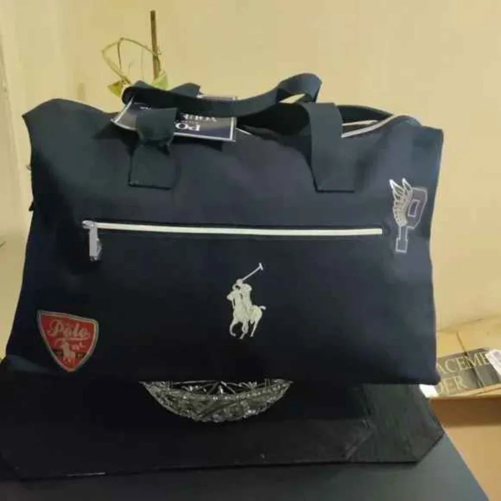 RALPH LAUREN POLO BUNDLE WEEKENDER DUFFLE BAG @ POUCH. NEW !